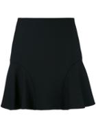 Victoria Victoria Beckham - Short A-line Skirt - Women - Nylon/polyester/spandex/elastane/wool - 36, Black, Nylon/polyester/spandex/elastane/wool