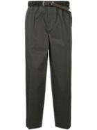Kolor Beacon Drawstring Buckle Checked Trousers - Grey
