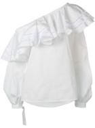Elie Saab One-shoulder Top - White