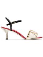 Dolce & Gabbana Multicoloured Amore 60 Leather Sandals