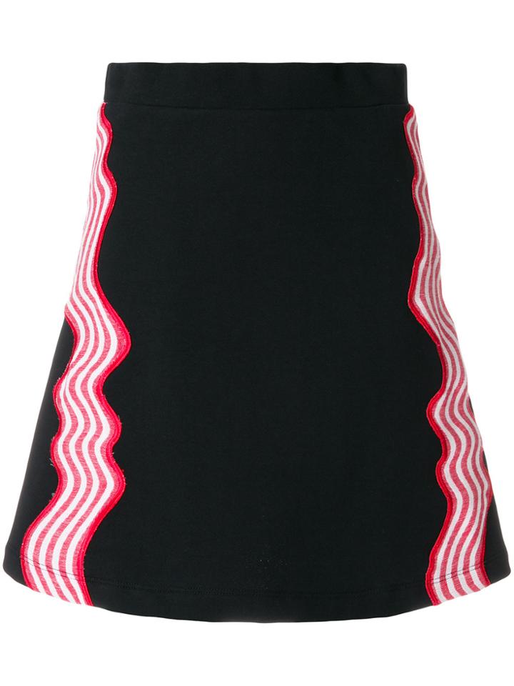 House Of Holland A-line Hypnotic Skirt - Black