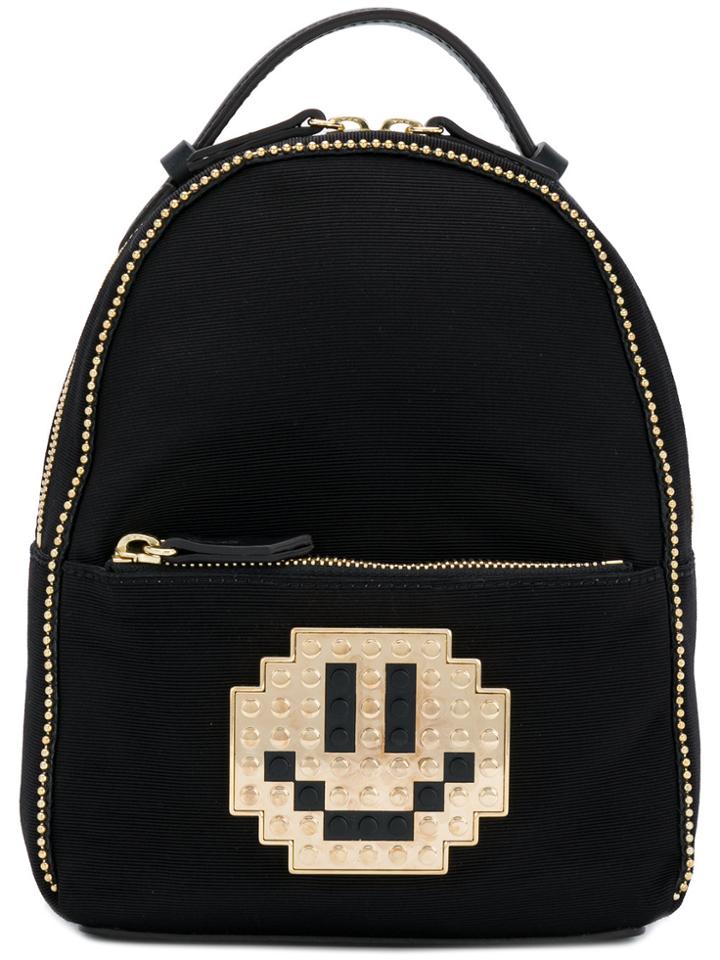 Les Petits Joueurs Smiley Backpack - Black