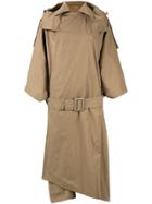 Toga Pulla Oversize Trench Coat - Brown