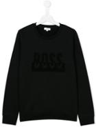 Boss Kids Logo Sweatshirt, Boy's, Size: 16 Yrs, Black