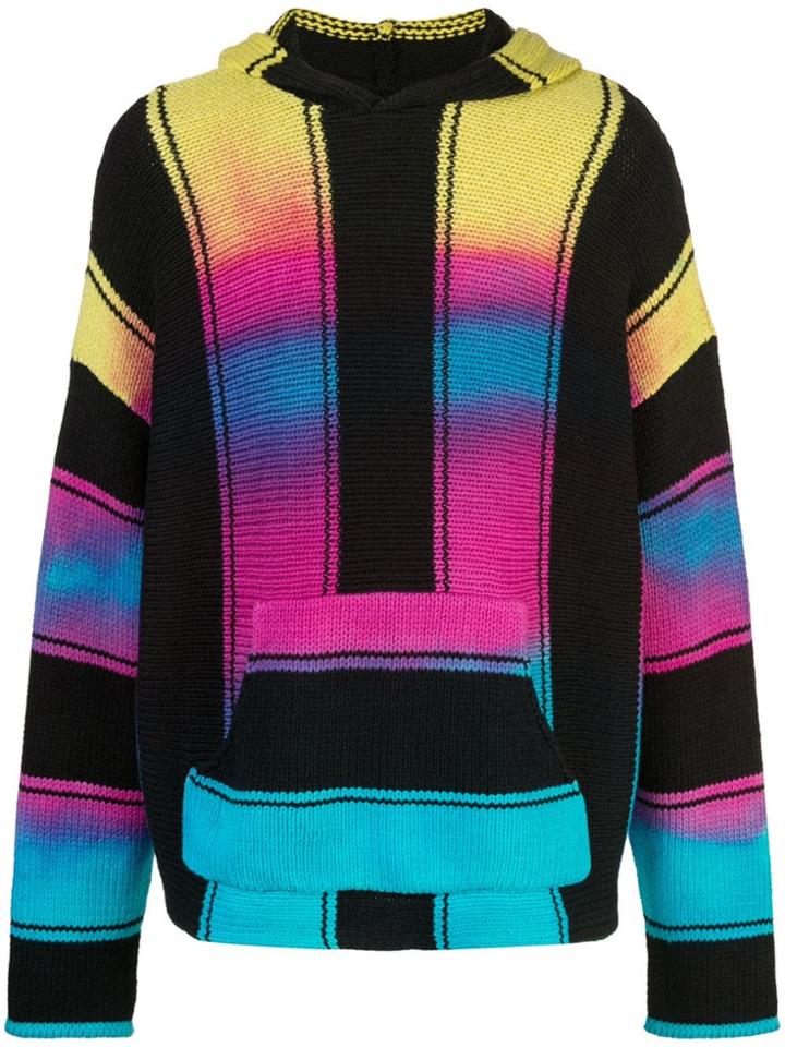 Amiri Wide Stripe Baja Hoodie - Multicolour