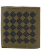 Bottega Veneta Intrecciato Check Coin Purse - Green