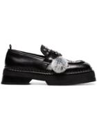 Eytys Black Phoenix Studded Chunky Leather Loafers