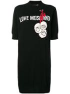 Love Moschino Mountain Girls Knitted Dress - Black