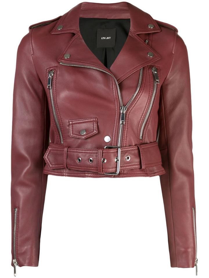 Lth Jkt Mya Biker Jacket - Red