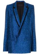 Haider Ackermann Glitter Blazer - Blue