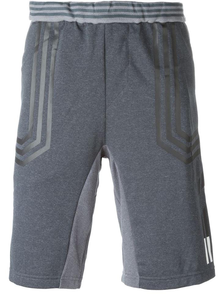 Adidas Originals Adidas Originals X White Mountaineering Sweat Shorts, Men's, Size: Medium, Grey, Polyester