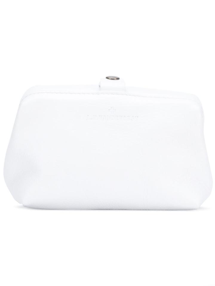A.f.vandevorst Snap Top Clutch - White