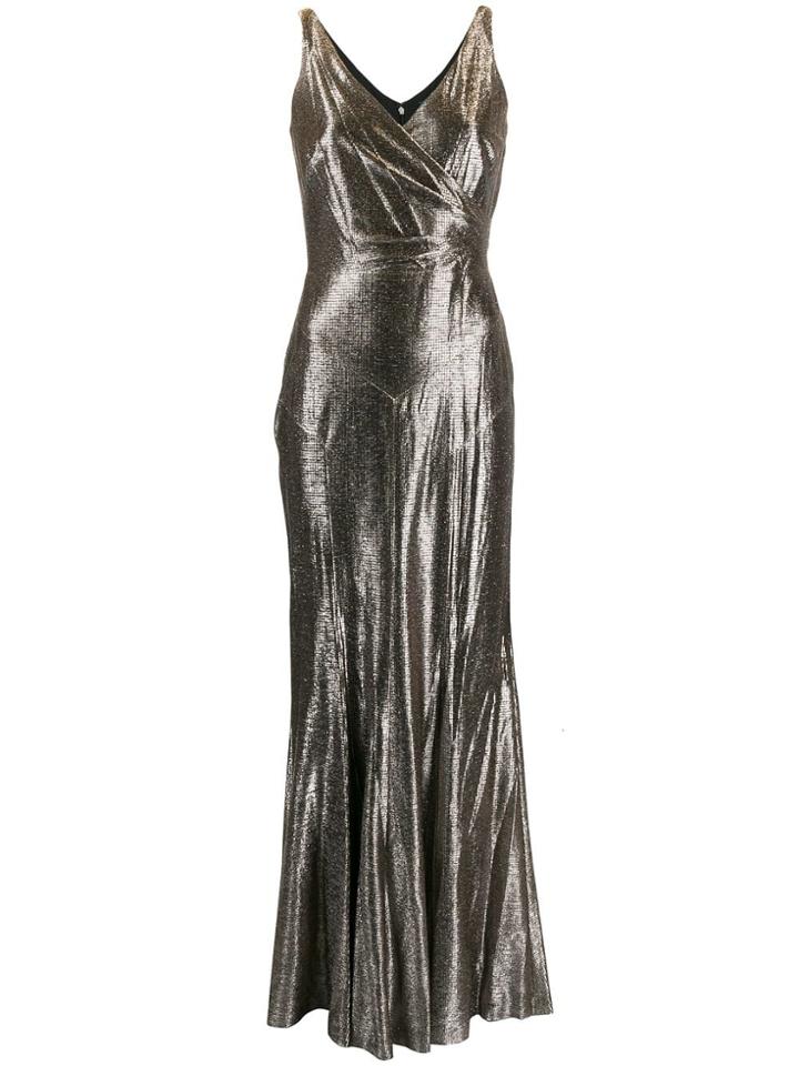 Lauren Ralph Lauren Aletheo Metallic Gown - Gold