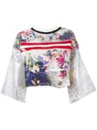 Aviù - Floral Blouse - Women - Silk/cotton/polyamide/spandex/elastane - 44, Silk/cotton/polyamide/spandex/elastane