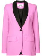 Dvf Diane Von Furstenberg Contrast Fitted Blazer - Pink