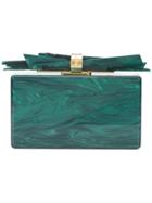 Edie Parker Box Clutch Bag - Green