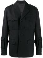 Prada Wool Multiple Pocket Jacket - Black