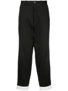 Ports V Loose-fit Trousers - Blue