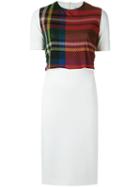 Gloria Coelho - Lace Up Dress - Women - Elastodiene/polyester/viscose - M, Red, Elastodiene/polyester/viscose