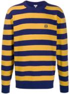 Loewe Anagram Striped Sweater - Blue