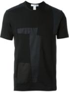 Comme Des Garçons Shirt Textured Contrast Panel T-shirt