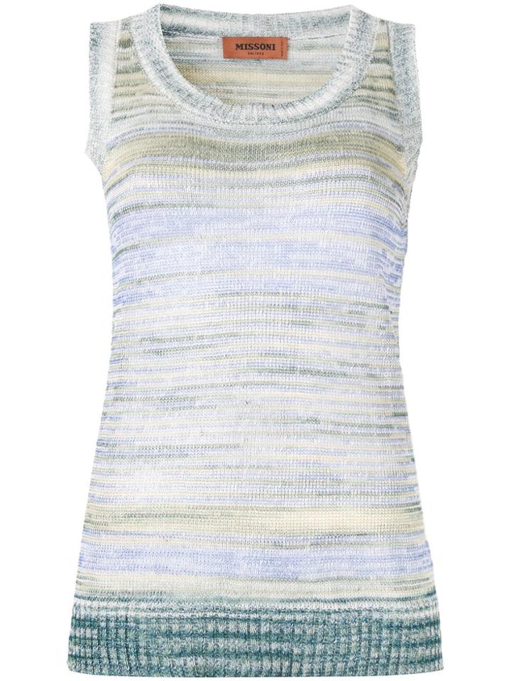Missoni Sleeveless Knitted Top - Multicolour