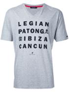 Loveless - Location Printed T-shirt - Men - Cotton - 2, Grey, Cotton