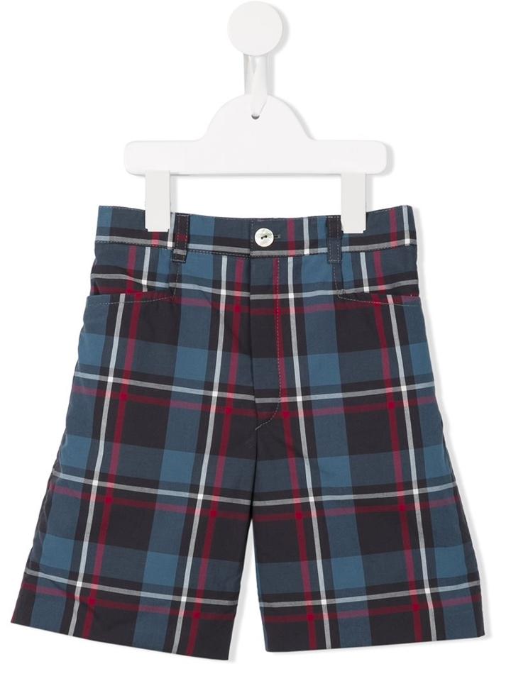 Amaia Tartan Check Shorts, Boy's, Size: 8 Yrs, Grey