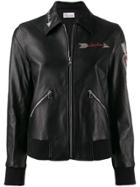 Red Valentino Love Embroidered Jacket - Black