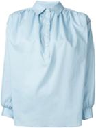 Paul & Joe Pleated Sleeve Loose Blouse