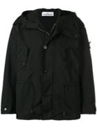 Stone Island Hooded Field Jacket - Black