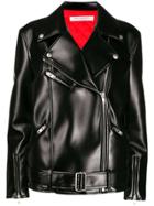 Philosophy Di Lorenzo Serafini Oversized Biker Jacket - Black