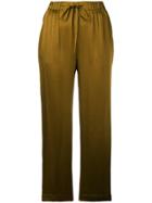 Mes Demoiselles Cropped Trousers - Green