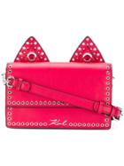 Karl Lagerfeld K/rocky Choupette Shoulder Bag - Pink & Purple