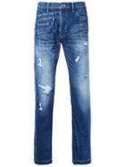 Maison Mihara Yasuhiro Straight Leg Jeans, Men's, Size: 46, Blue, Cotton