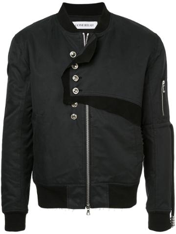 Gomorrah Stud Buttoned Jacket - Black