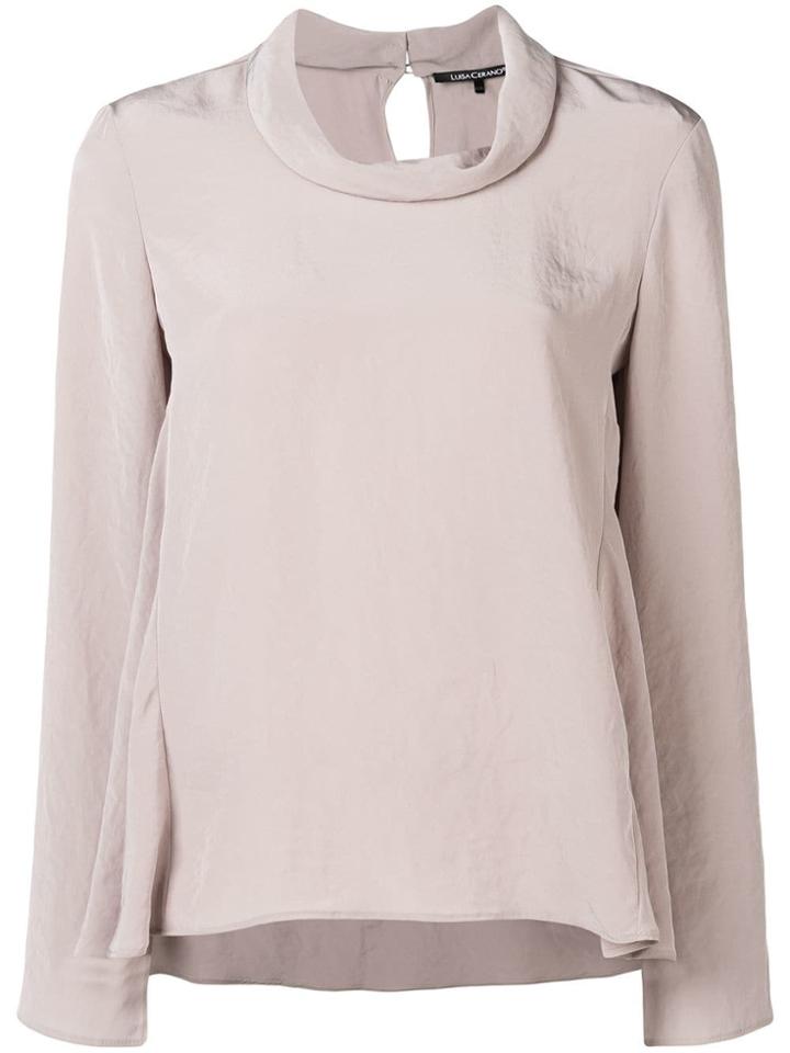 Luisa Cerano Roll Neck Jumper - Nude & Neutrals