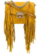 Givenchy Gv3 Small Fringed Shoulder Bag - Yellow