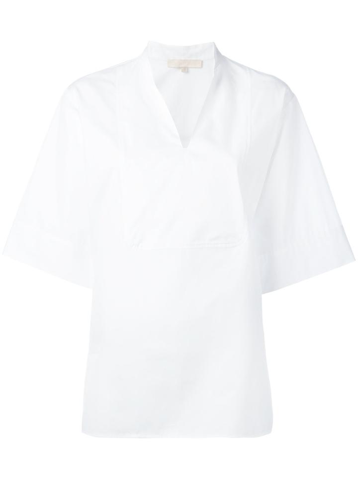 Vanessa Bruno Band Collar Blouse - White