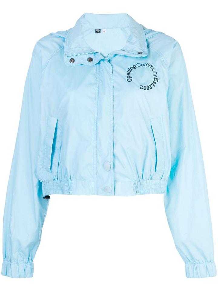 Opening Ceremony Logo Print Jacket - Blue