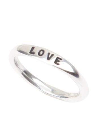 Thoraval 'love 2' Ring - Metallic