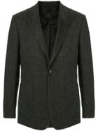 Cerruti 1881 Check Print Tailored Blazer - Blue