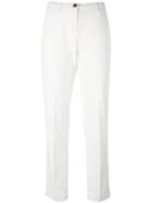Massimo Alba 'liza' Trousers, Women's, Size: 44, White, Cotton/cashmere