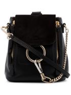 Chloé Black Faye Mini Leather Backpack