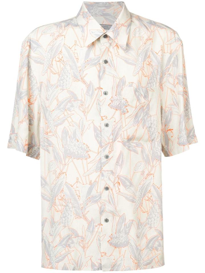 Lanvin Printed Shirt - White