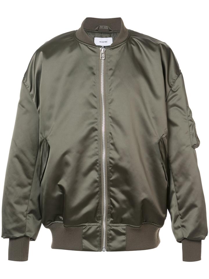 Hed Mayner Classic Bomber Jacket - Green