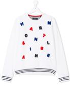 Harmont & Blaine Junior Teen Embroidered Sweater - White