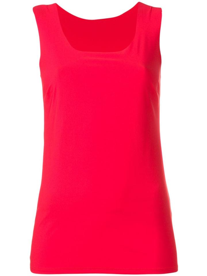 Patrizia Pepe Simple Vest Top - Red