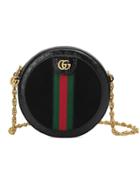 Gucci Ophidia Mini Round Shoulder Bag - Black
