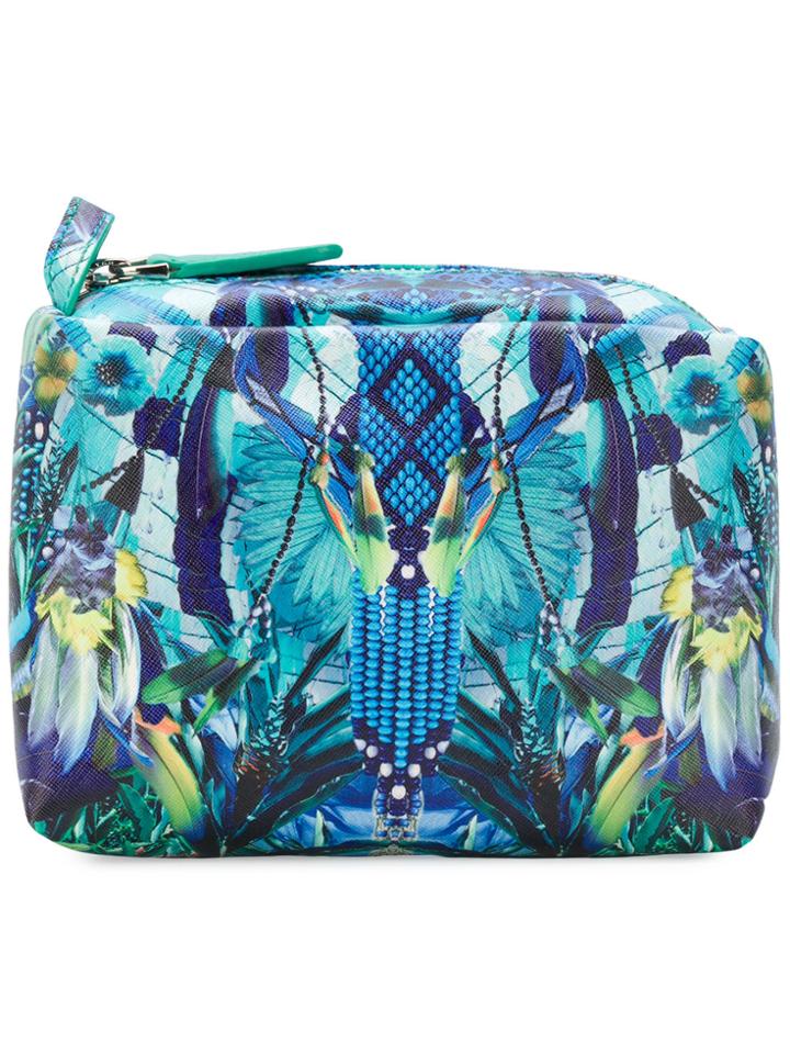 Camilla Boho Print Make-up Bag - Blue